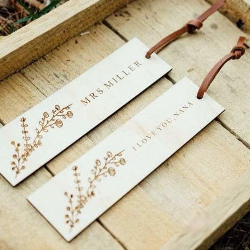 Etched Bookmark