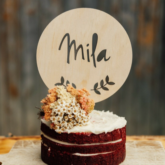 Vine Cake Topper