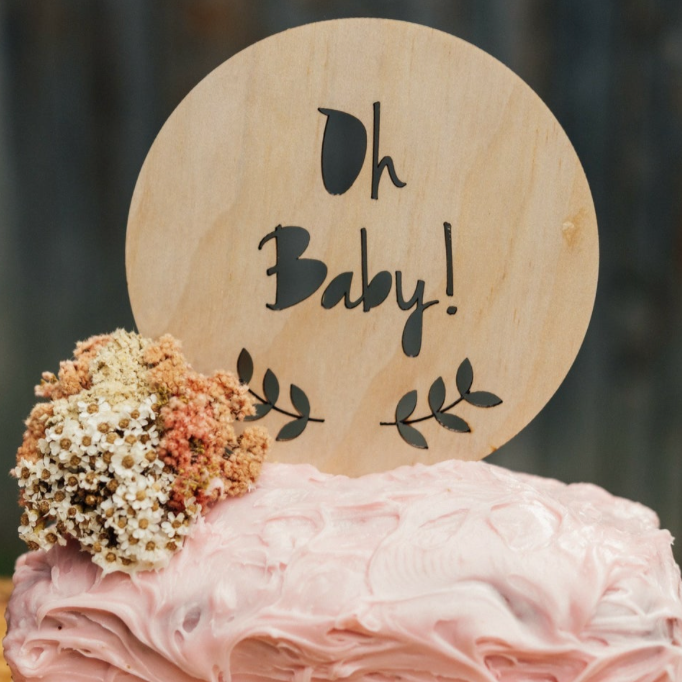 
                  
                    'Oh Baby' Vine Cake Topper
                  
                