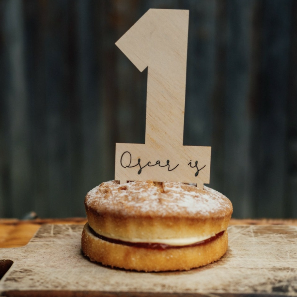 Number Cake Topper